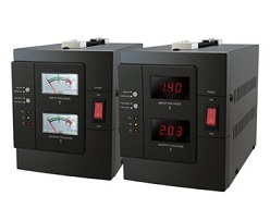 Portable Voltage Regulator with Meter or Digital Display